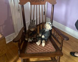 Solid Wood Rocking Chair