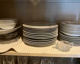 Harmony House China and Waterford crystal