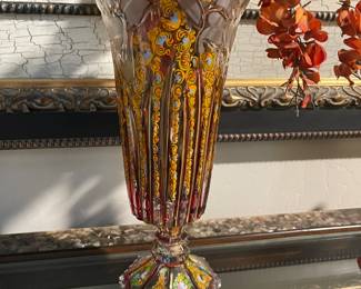 Hand painted vase