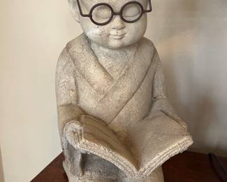 Philosopher baby with glasses