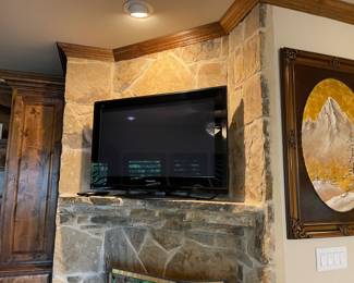 Several large smart TVs.