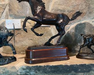 Theodore Alexander bronze stallion - numbered