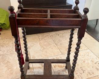 Vintage umbrella stand!