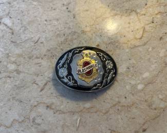 Oldsmobile belt buckle