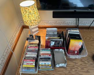Cassettes, CDs, DVDs, and VHS Tapes
