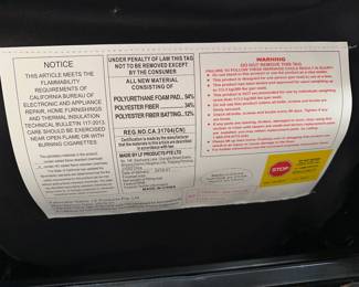 Gray micro-suede recliner