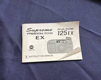 Vintage Minolta Riva Zoom 125EX 35mm Film Camera with Remote 