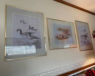 Duck framed art