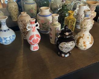 Tiny Porcelain Vase Collection