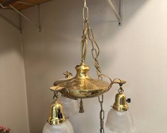 Vintage Brass Chandelier