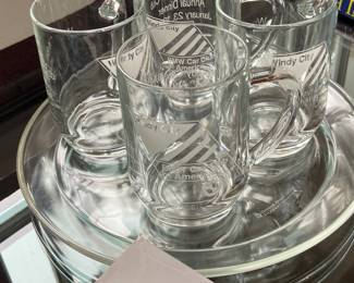 Windy City BMW Car Club of America Glass Set.