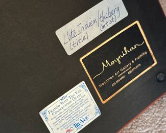 "L'ete Indien" Framed Artwork by Theberg.