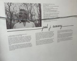 Vintage Framed Butterfly Art by Paul J. Sweany.