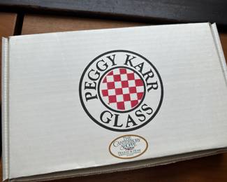 Glass Plate Art by Peggy Karr.