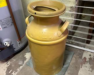 Antique Metal Milk/Dairy Jug.