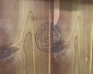 Vintage Cedar Storage Chest by Roos Chests.