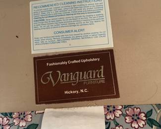 Floral Sofa by Vanguard Furniture.