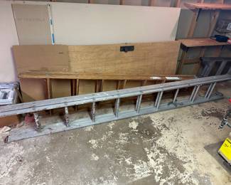 Metal and Wooden Ladders.