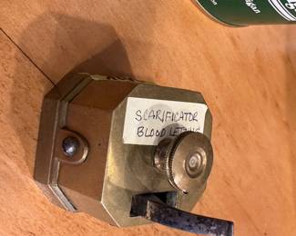 Antique Scarificator Medical Tool 