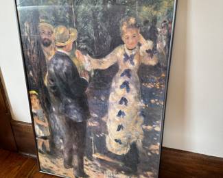 Framed Musée d'Orsay Paris Renoir Poster.