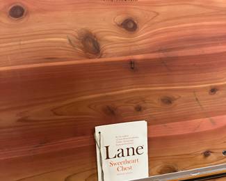 Vintage Cushioned Cedar "Sweetheart Chest" by Lane.