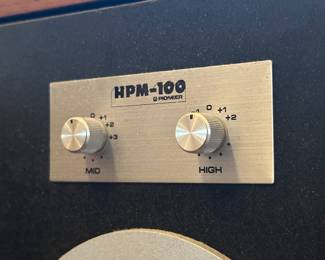Pair of Vintage HPM-100 Speakers by Pioneer.