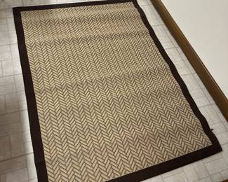 4'x6' Indoor/Outdoor Rug by Restoration Hardware.