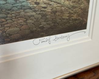 Vintage Framed Butterfly Art by Paul J. Sweany.