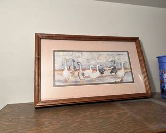 Framed Watercolor Print by Ava Freeman.