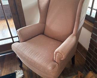 Light Pink Armchair by Vanguard Furniture.