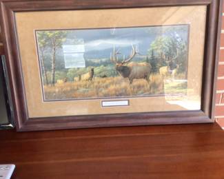 2012 National Wild Turkey Federation "Facing the Challenge" signed print $125.