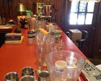 Lots of barware