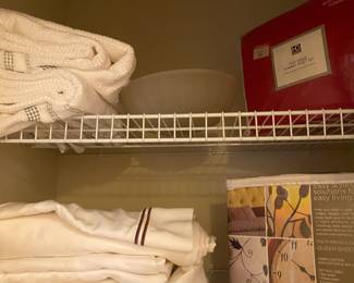  Assortment of Towels, Hand Towels, Sheets, Blankets