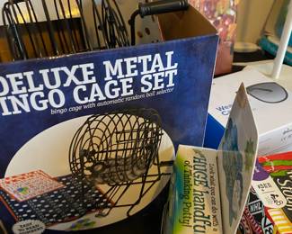 Cardinal Classic Game Metal Bingo Cage Set