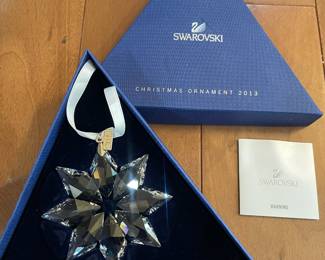 2013 Swarovski Christmas Star Ornament