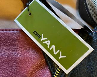 Oryany Burgundy, Black & Camel Leather Satchel/Purse