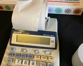 Sharp Electronic Printing Calculator- EL-1750II