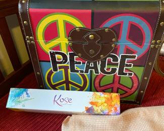 Small Trunk with Peace Design