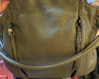 Oryany Green Leather Hobo Bag/Purse