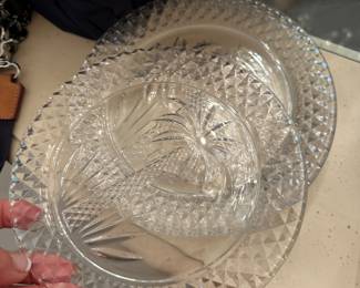 glass palm dishes