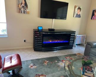 Elliot Electric fireplace w/ remote control reg. price $2290 our price is $750