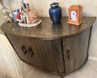 curved buffet credenza70 x 35 .Reg. price $2500 sale price $650