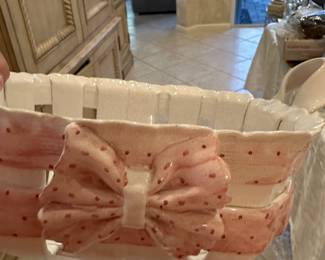 cute ceramic basket $30