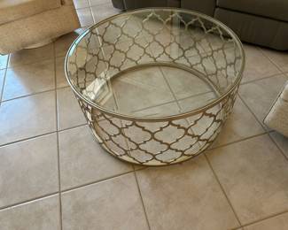 cocktail table round 35 x 19 high original price $1,083. our price is $500.