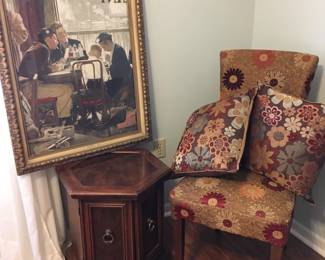 Occasional Chair Side Table Set