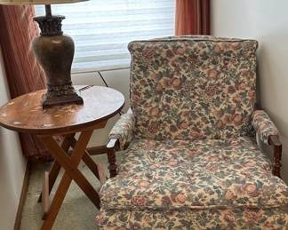 Vintage Floral Armchair