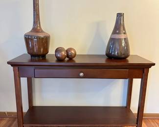 Console Table And Decor