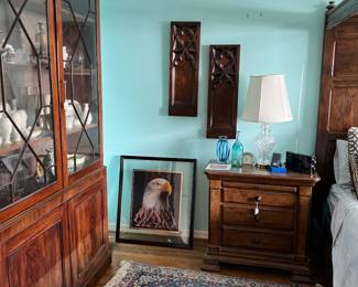 Antique library cabinet 