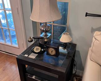 Have three of these end tables glass, top heavy heavy with a beautiful drawer