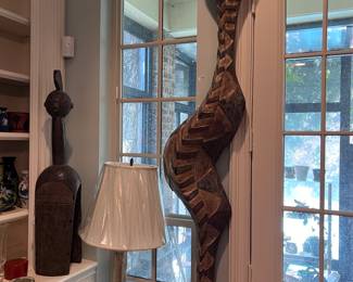 One of my favorite pieces in the house is the snake snake sold Friday 